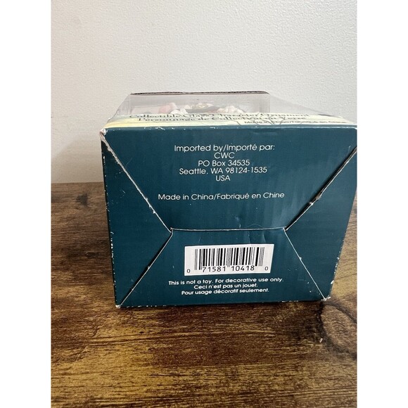 TRADITIONS Santa Holding Doll and Tree Collectible Character Glass Ornament EUC - Picture 16 of 16